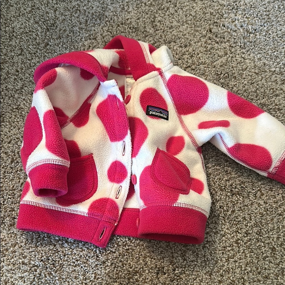 Patagonia Pink Polka Dot Jacket